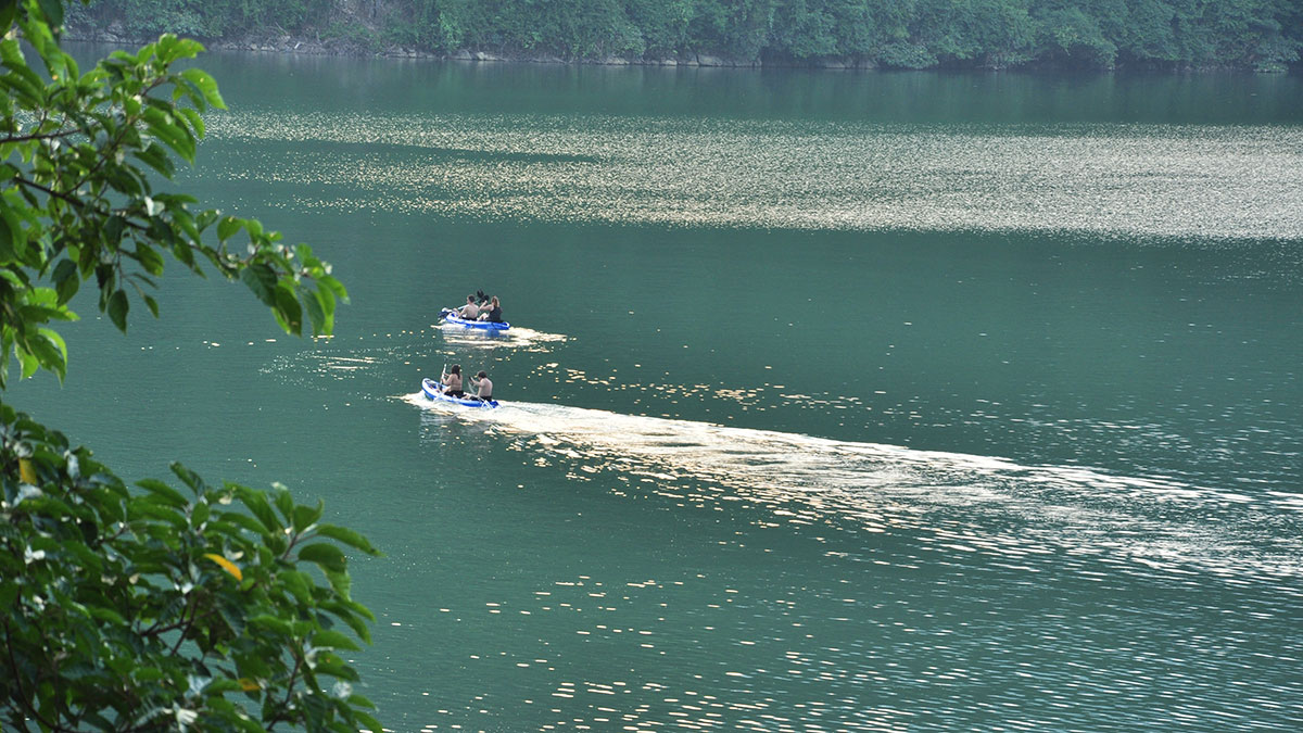 Kayak sur le lac Ba Be 1 jour