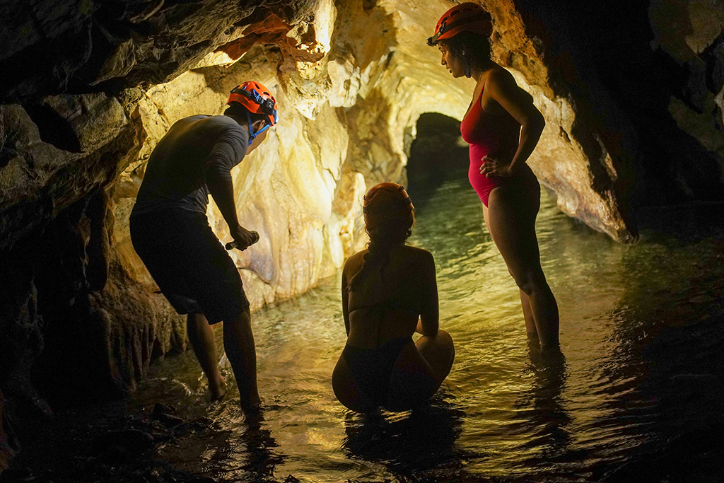The end of the second underground river cave has not been explored yet