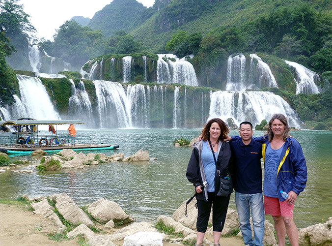 Highlights of Ba Be lake and Ban Gioc waterfall, swimming in Ba Be