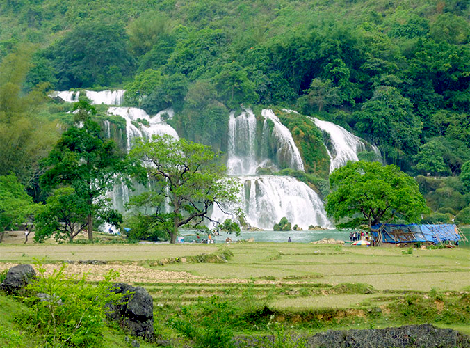 4-day Ba Be lake and Ban Gioc waterfall, Ban Gioc waterfall