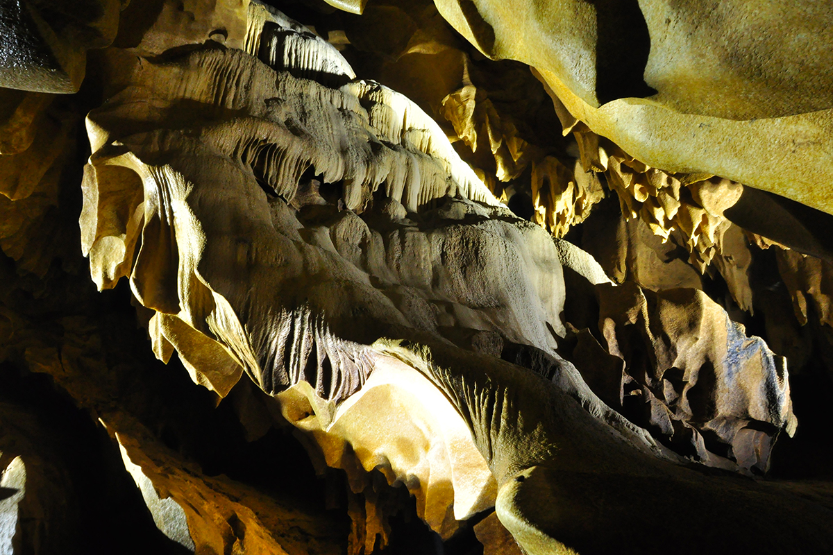 Cave entrance from inside