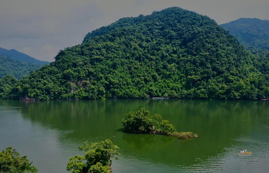 L'Île de la Veuve du Lac Ba Bể 